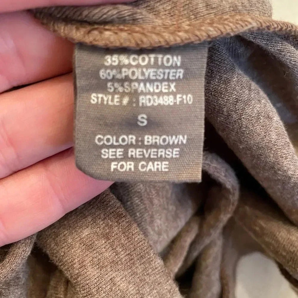 Anthropologie Ryu Convertible Cinched Drawstring Side Cowlneck Dress Sz S - Picture 8 of 12